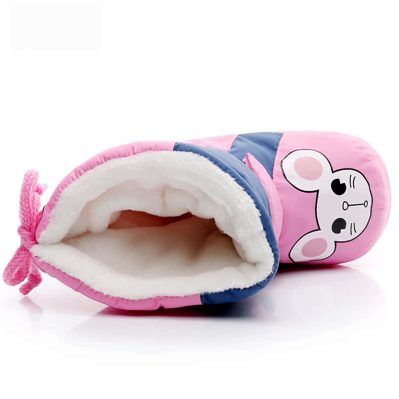 婴儿鞋冬季0-1岁男女宝宝不掉鞋长筒高帮棉鞋