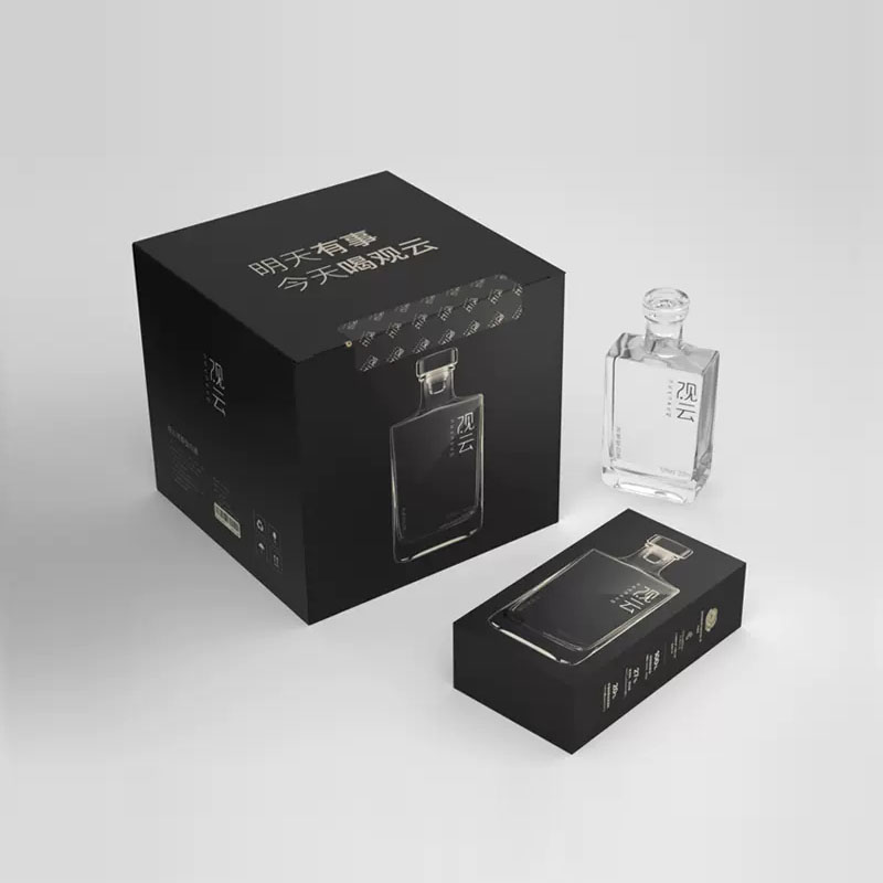 观云MINI42/52度浓香纯粮白X200ml*6瓶箱自饮小X