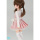 Совершенно новое платье spot VOLKS Dollfie Dream MDD с 4-точечным вырезом горловины, розовое mini 1