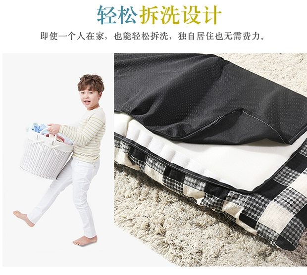 Đơn giản beanbag tatami giường đơn cửa sổ ký túc xá phòng ngủ máy tính ghế ghế có thể gập tựa lưng nhỏ gọn - Ghế sô pha