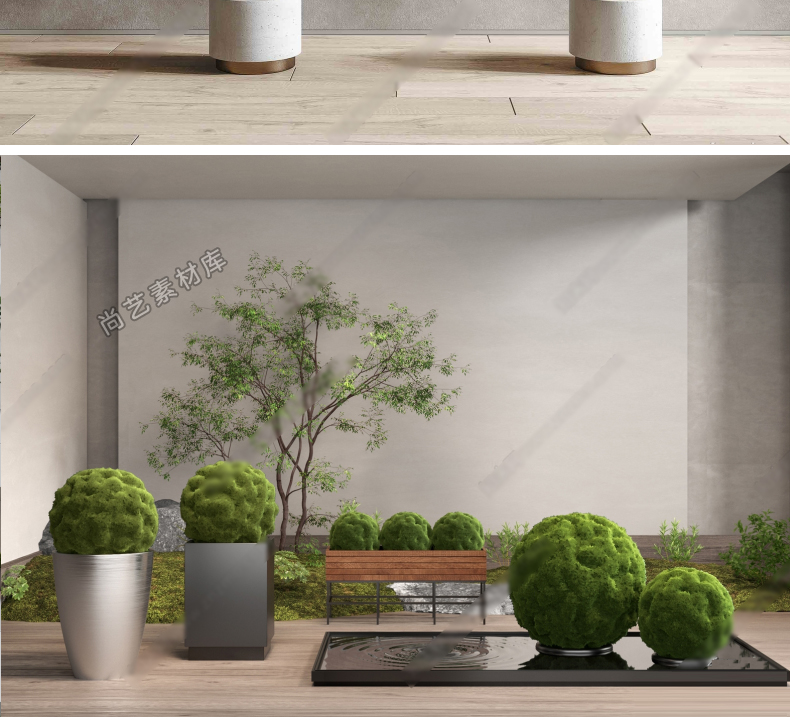 图片[7]-绿植植物花卉盆栽盆景松树单体草图大师SU模型室内花盆花草素材-cg男孩