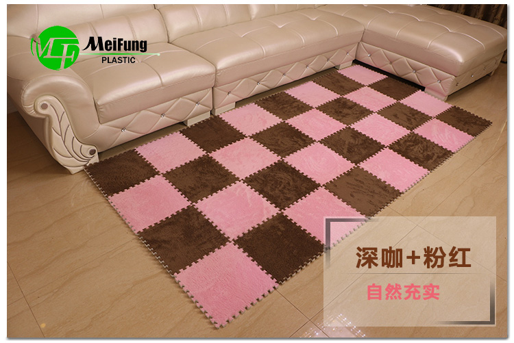 ins khâu màu đỏ ròng văn phòng nhà thảm phòng ngủ thảm vuông thảm thảm tatami đáng yêu - Thảm thảm nhà