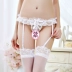 Sexy garter vớ một bộ đồ dài ống sling vớ đồ lót phụ nữ Nhật Bản ren phối đồ lót gợi cảm - Nịt Tất Nịt Tất