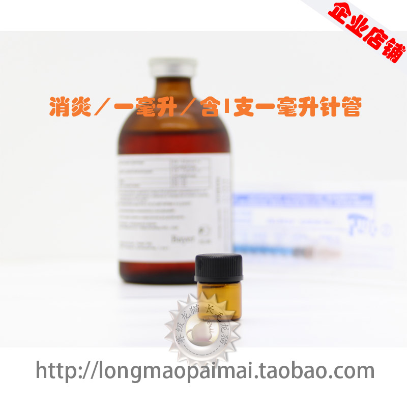 Racing Class Dragon Cat Pet Dragon Cat Rabbit Guinea Pig Dutch pig small darling Bayer Antibiotic Anti-inflammatory antibacterial 1 ml