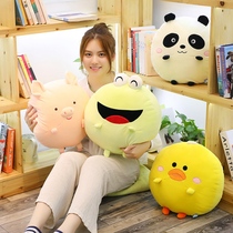 Meng Meng Da Round Series Small Chicken Frog Panda Small Pig Hair Wool Suede Toy Paparazzi Pillow Cloth Doll Woman Gift Soft