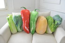 3D simulation vegetable doll pillow potato green vegetable pepper plush cushion creative toy gift shooting props