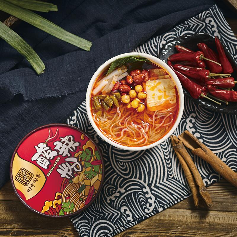 田中淘喜 重庆速食酸辣粉6桶 热品库 性价比省钱购