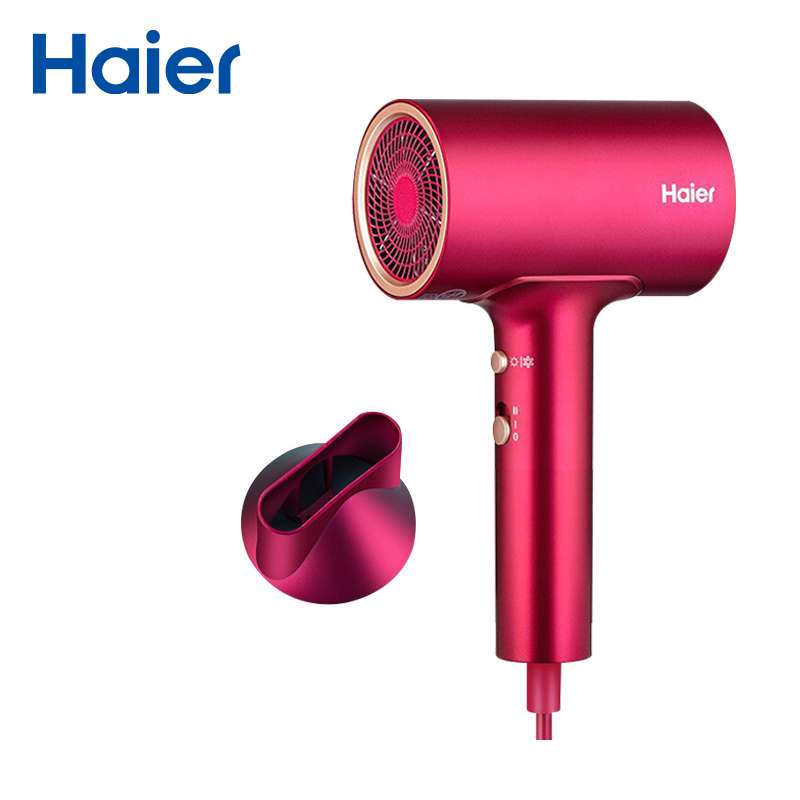 Haier/海尔电吹风机家用负离子护发宿舍静音速干防毛躁HCZ1-1683