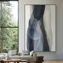 Wall frog modern simple living room decoration painting wagi silent wind hanging painting abstract sofa background wall mural painting vertical porch painting