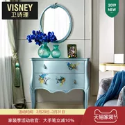 Wei Shili Châu Âu rắn gỗ sơn tủ Pháp trang trí bên tủ sofa phía sau tủ phòng khách đồ nội thất S6 sản phẩm mới - Bàn / Bàn