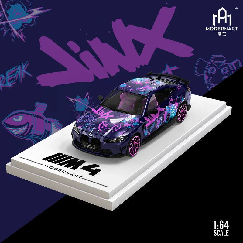 TM 1:64 BMW M4 EXPLODING Jinx Graffit