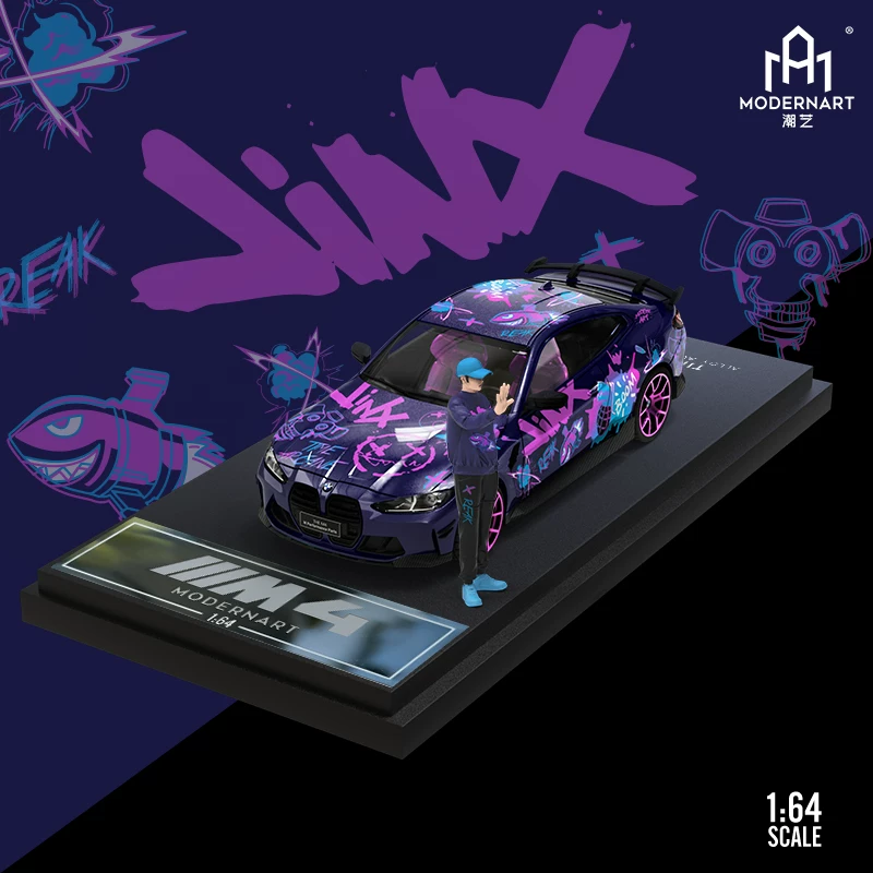TM 1:64 BMW M4 EXPLODING Jinx Graffit