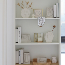WULIHOME Five official faces ceramic vase lines Abstract extremely minimalist art swing piece bookcase-like plate room decoration