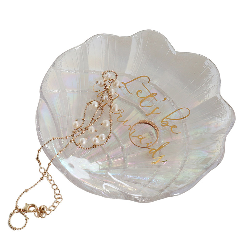 WULIHOME Mermaid Shell Jewelry Disc Fantasy Necklace Earring Key to incorporate in fittings to take picture props