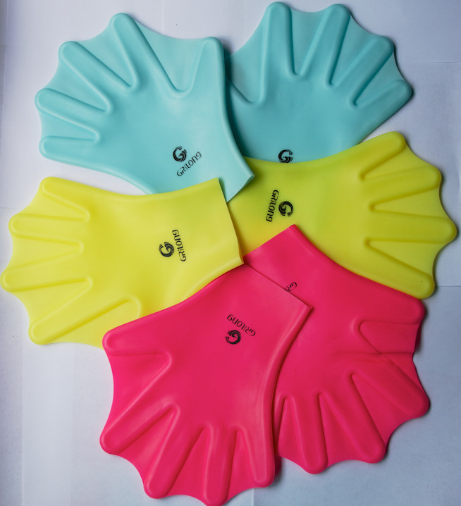 Songwave Ultra Soft Pure Silicone Bracelet Swimming Paddle Diver Bracelet Gloves Full Palm Silicone Palm