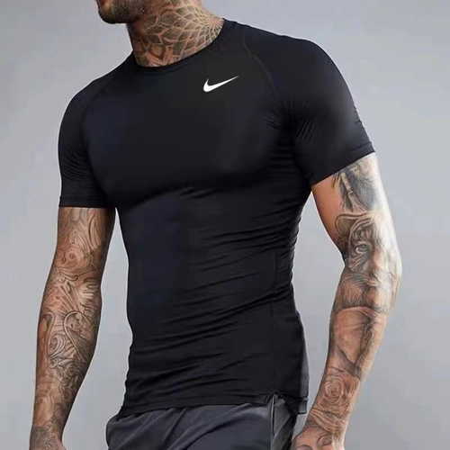 Nike, спортивный быстросохнущий лонгслив для спортзала для тренировок, в обтяжку, для бега