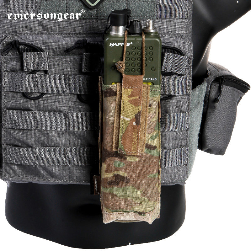 Emerson EMERSON vest attached to AVS style intercom bag CS attached bag molle hangover fan bag-Taobao