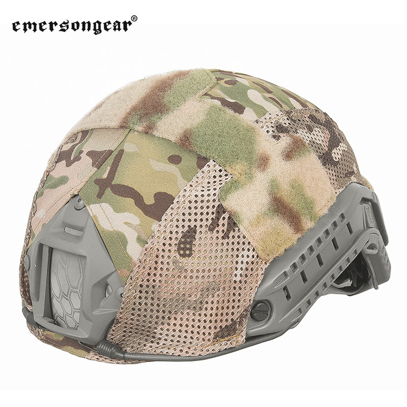 Love Merson Emersongear Blue Mark Tactical FAST Safety Hat Armor Cloth Special Soldier Protection CS Detachable MC