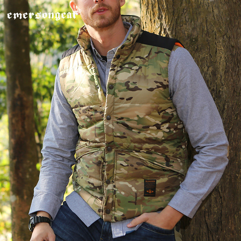 Emerson Gear S Autumn and Winter Men and Women Tide Hat Warm Vest Warm Vest Cover Lightweight Lock Wendy Vest