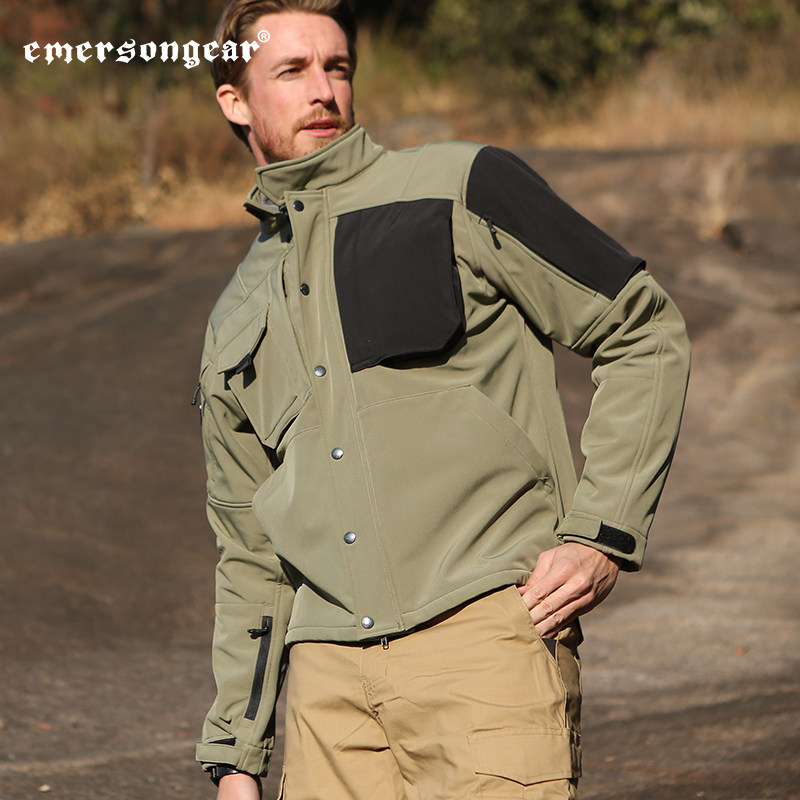 Emerson Emersongear Blue Standard Armored Rhino Triple Tech Features Jacket Men Autumn Winter Tide