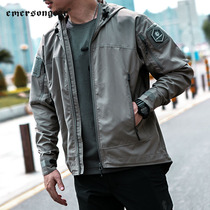 Love Merson 21 Fall New Products Escapement Tactical Windsuit Mens Hat Trendy Outdoor Commute 100 Hitch Coat Anti Splash Water