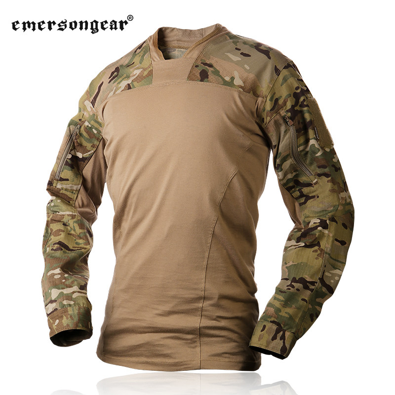 Emerson Emersongear Official Lightweight T - shirt Long - sleeved Men Tactical T - shirt T - shirt Top Military Fans