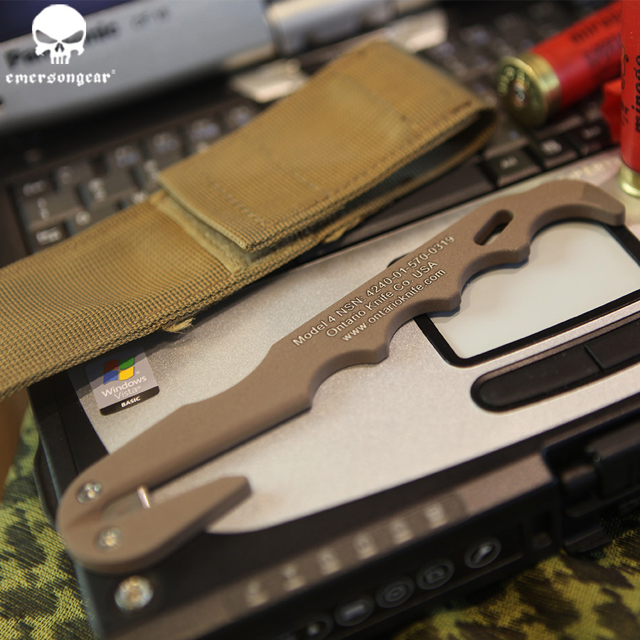 Emerson Emersongear military lifeknife model outdoor survival knife outdoor life - saving tool delivery knife