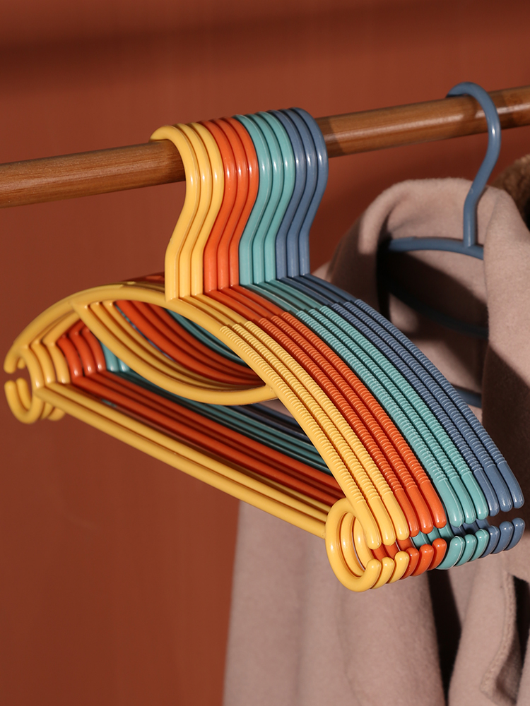 Hangers Household hanging clothes can not afford to bag incognito non-slip clothes rack Student dormitory with anti-shoulder angle hanging clothes rack