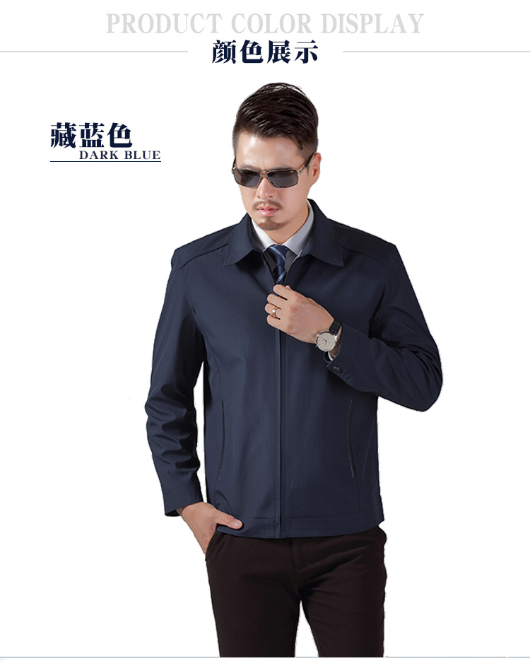 Áo khoác nam trung niên 40-50 tuổi tải áo khoác trung niên giản dị mùa xuân và mùa thu mỏng phần thời trang mới quần áo nam áo rét nam