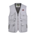 Áo vest nam trung niên mùa xuân và mùa thu ngoài trời chụp ảnh nhiều túi áo vest lỏng giặt bằng vải cotton áo ba lỗ gym Áo vest cotton