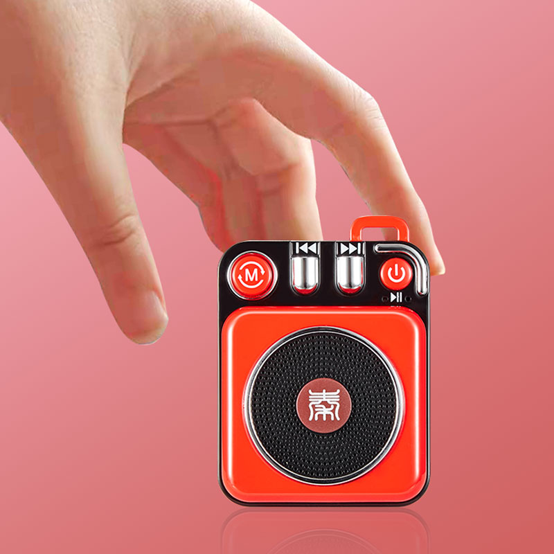 2021 new Bluetooth photo Mini small sound portable wireless Bluetooth retro sound box sound home