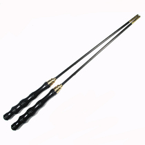 New pure carbon bakelite handle diabolo pole professional single-head double-head diabolo pole can be used to install mop bowls