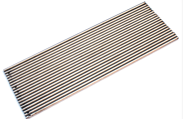 Titanium alloy rod body hollow bamboo stem accessories No handle 5mm 6mm Shake Rod Handmade Accessories Bulk