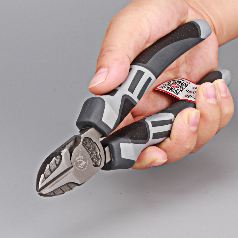 Oblique mouth pliers 6 inch Fukuoka oblique mouth cutting tools Shear pliers Industrial grade electrician partial mouth pliers Partial mouth cutting line oblique mouth pliers