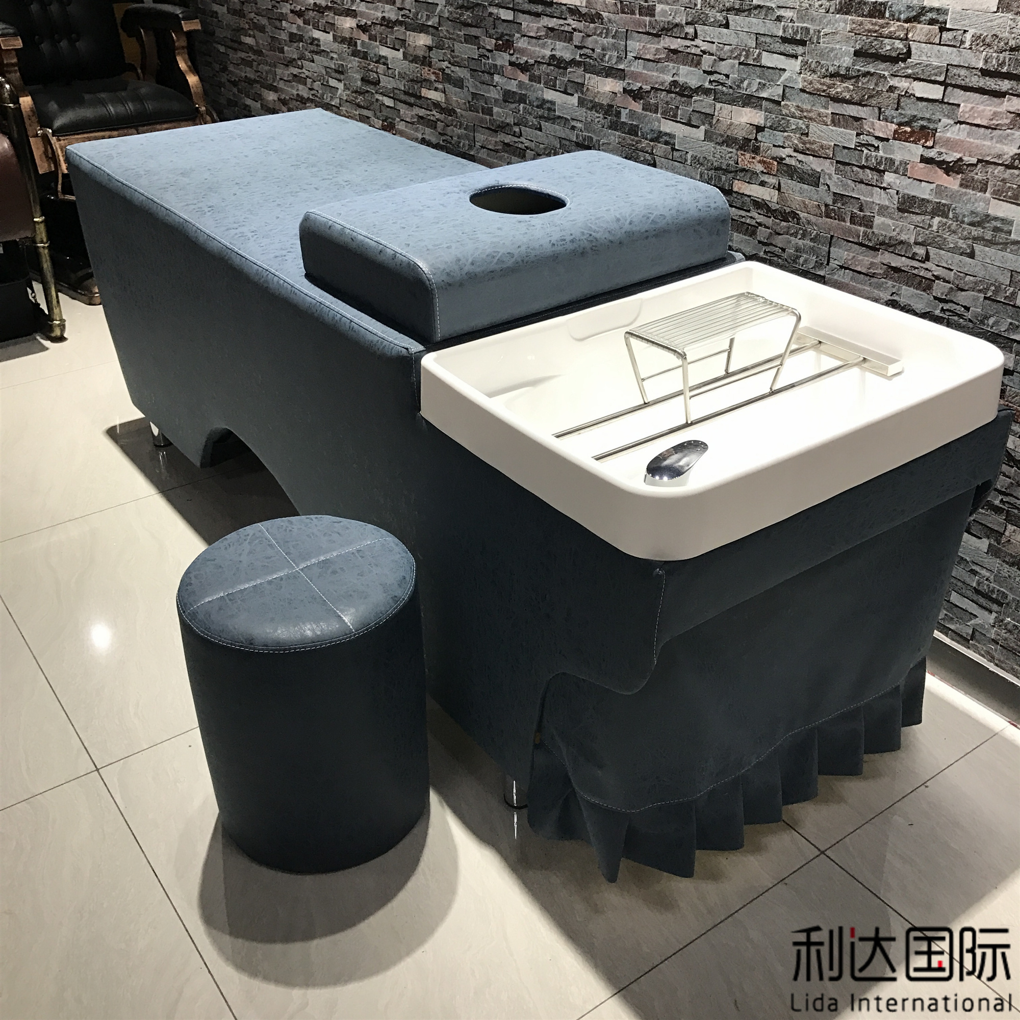 Thai beauty salon shampoo bed barber shop spa shampoo bed hair salon full lying massage flushing bed special special