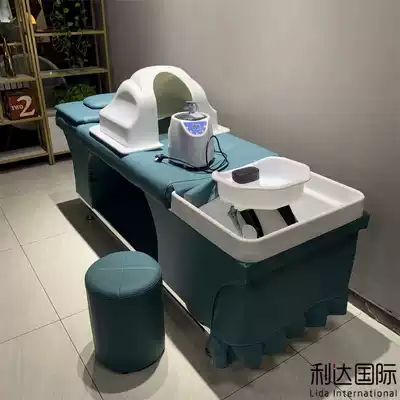 Thai beauty salon Shampoo bed Hair salon Spa fumigation shampoo bed Full lying massage flushing bed for hair salon