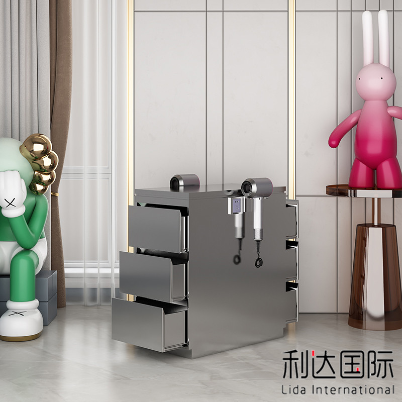 3AM the same stainless steel tool cabinet simple management shop net red hair salon special hair stylist hair salon storage cabinet