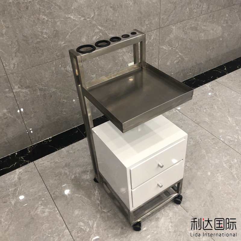 Hairdresser Shop Tool cabinet hairstylist Drawer Type Hairdressing Products Landing Cabinet Hair Salon Special Density Board Containing Cabinet