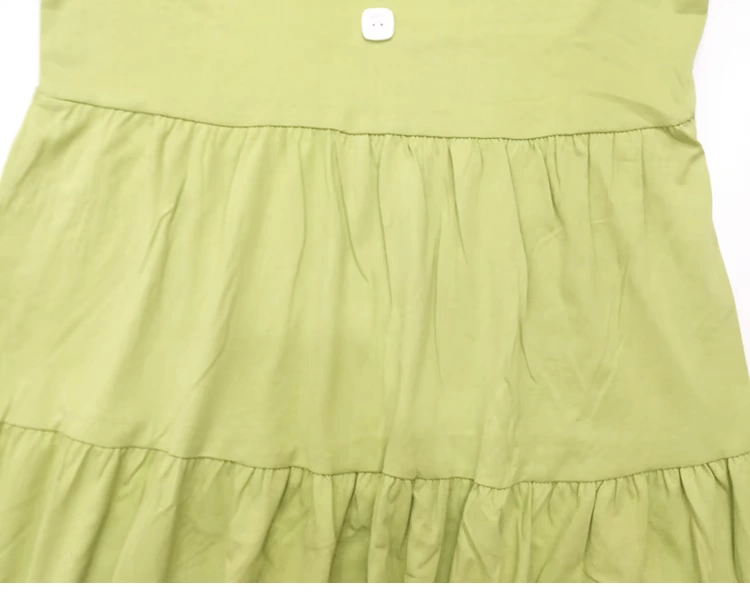 Váy ngủ nữ mùa hè cotton tinh khiết ngắn tay ngọt ngào và dễ thương váy dài giữa mỏng đồ ngủ nữ công chúa mùa hè phong cách phục vụ tại nhà - Đêm đầm