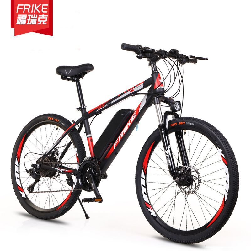 Source Manufacturer Furick 26inch Lithium Battery Electric Power-Assisted Mountain Bike Bicycle Adult Variable-Speed Off-Road Electric Bicycle