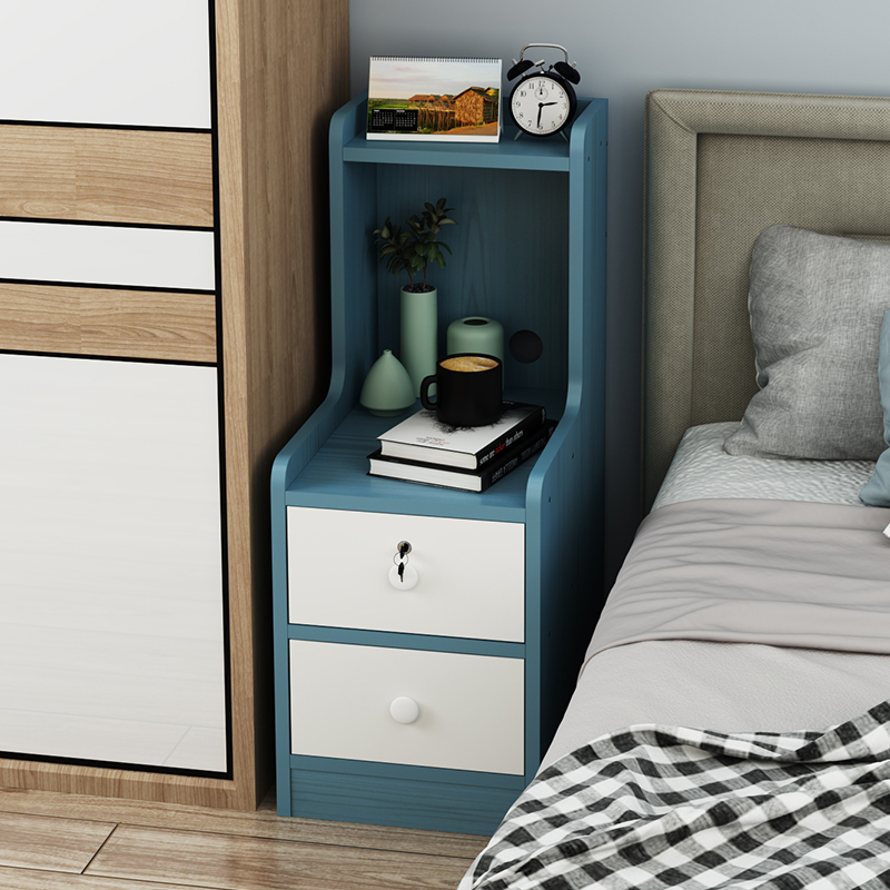 Bedside table rack simple modern storage cabinet Nordic locker economy simple bedroom bedside small cabinet