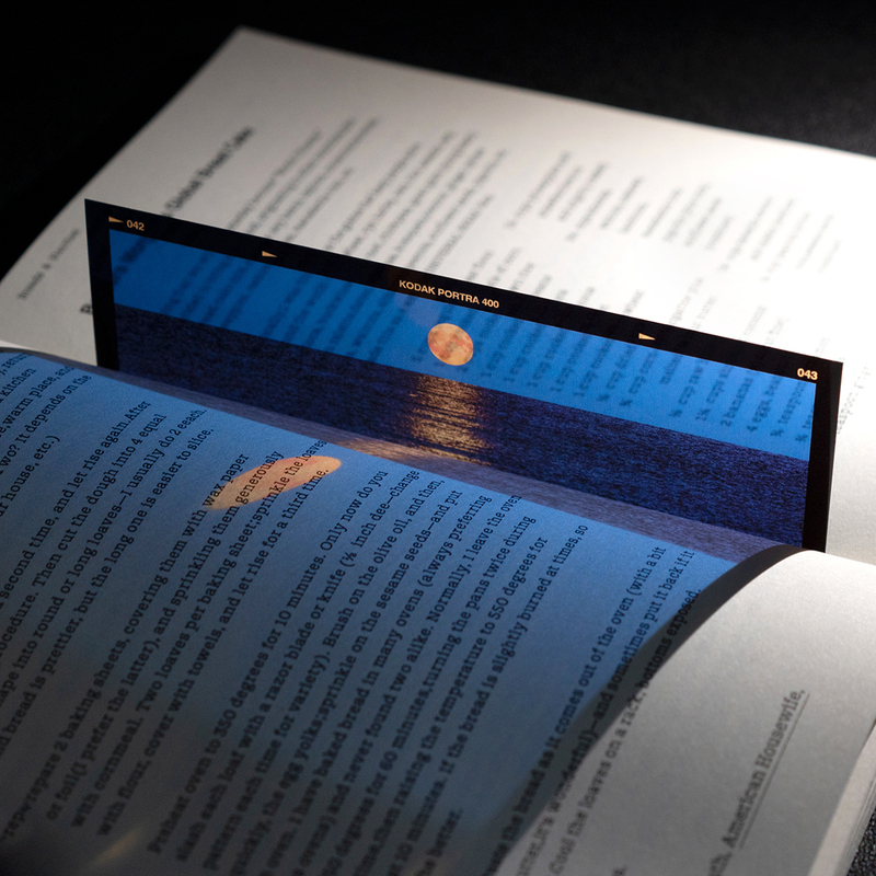 "Klein Blue" Original Film-Style Ocean Blue Handmade Bookmark, Translucent Romantic Photography, Niche Gift