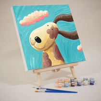 diy digital oil painting Childrens digital oil painting Coloring coloring painting Childrens hand painting Filling painting Hand painting painting