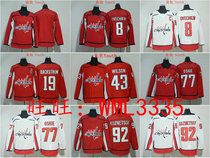 Washington Capitals Capital Ice Hockey Womens Costume Children Ovechkin Oshie Jersey