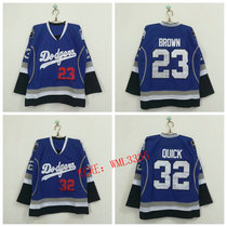 Special price clear cabin Los Angeles Kings Dodge hockey wear Brown Quick Jerseys back microchromed