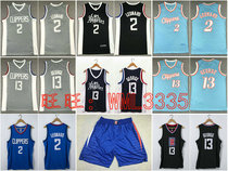 Clippers Basketball Clothes Shorts 2 Kawhi Leonard 13 Paul George Vest Embroidered Home Away City Edition