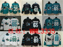 San Jose share shark ice hockey clothes Karlsson Couture burn Jersey