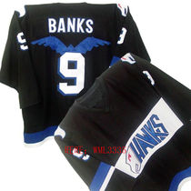 Giant Duck Rival Hawk Hockey Suit the Mighty Ducks Rival Hawks 9 Adam Banks Jerseys