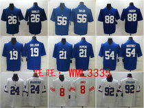 New York Giants Barkley Jones 24 Jerseys New York Giants Rugby clothes