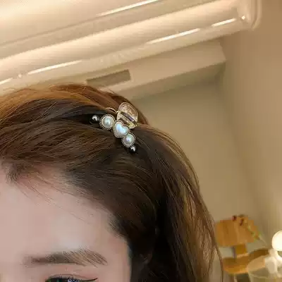 Clip headdress hairclip small grab clip female summer Pearl small bangs clip summer clip hairclip hair accessories side clip
